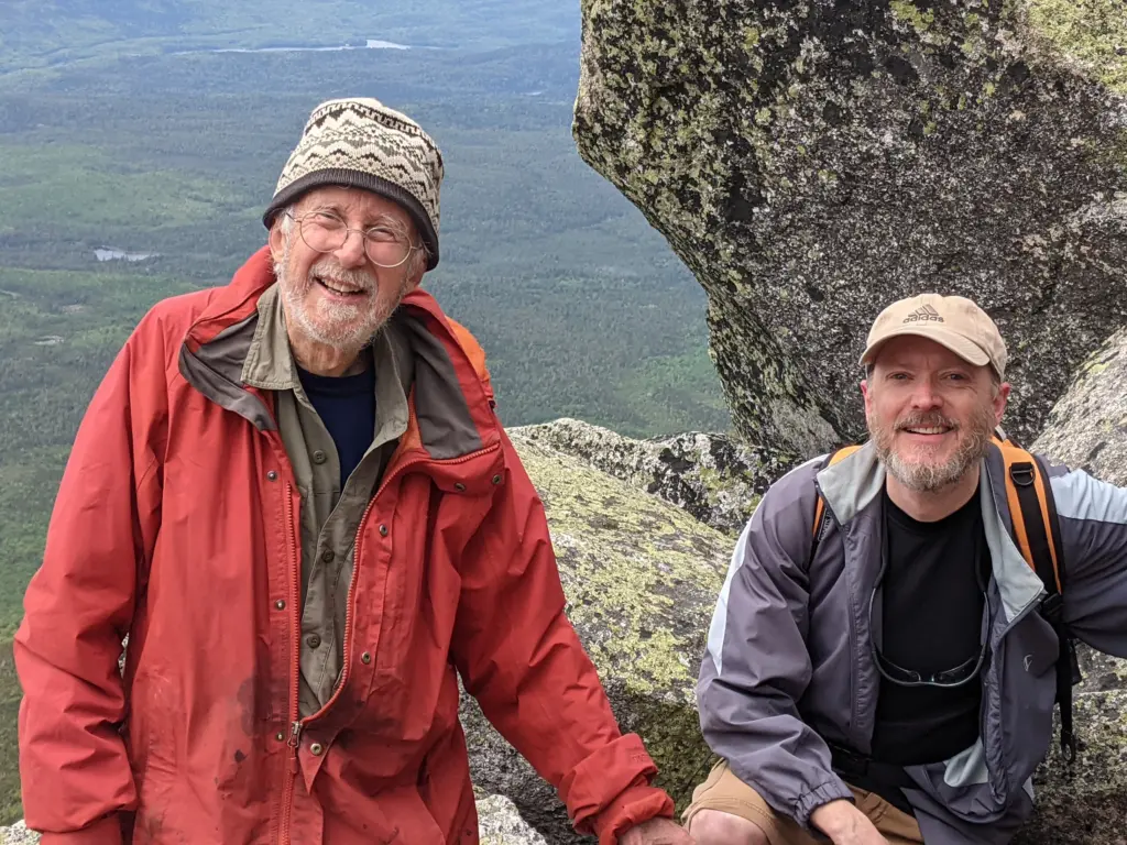 Christopher Hinds on a mountain hike
